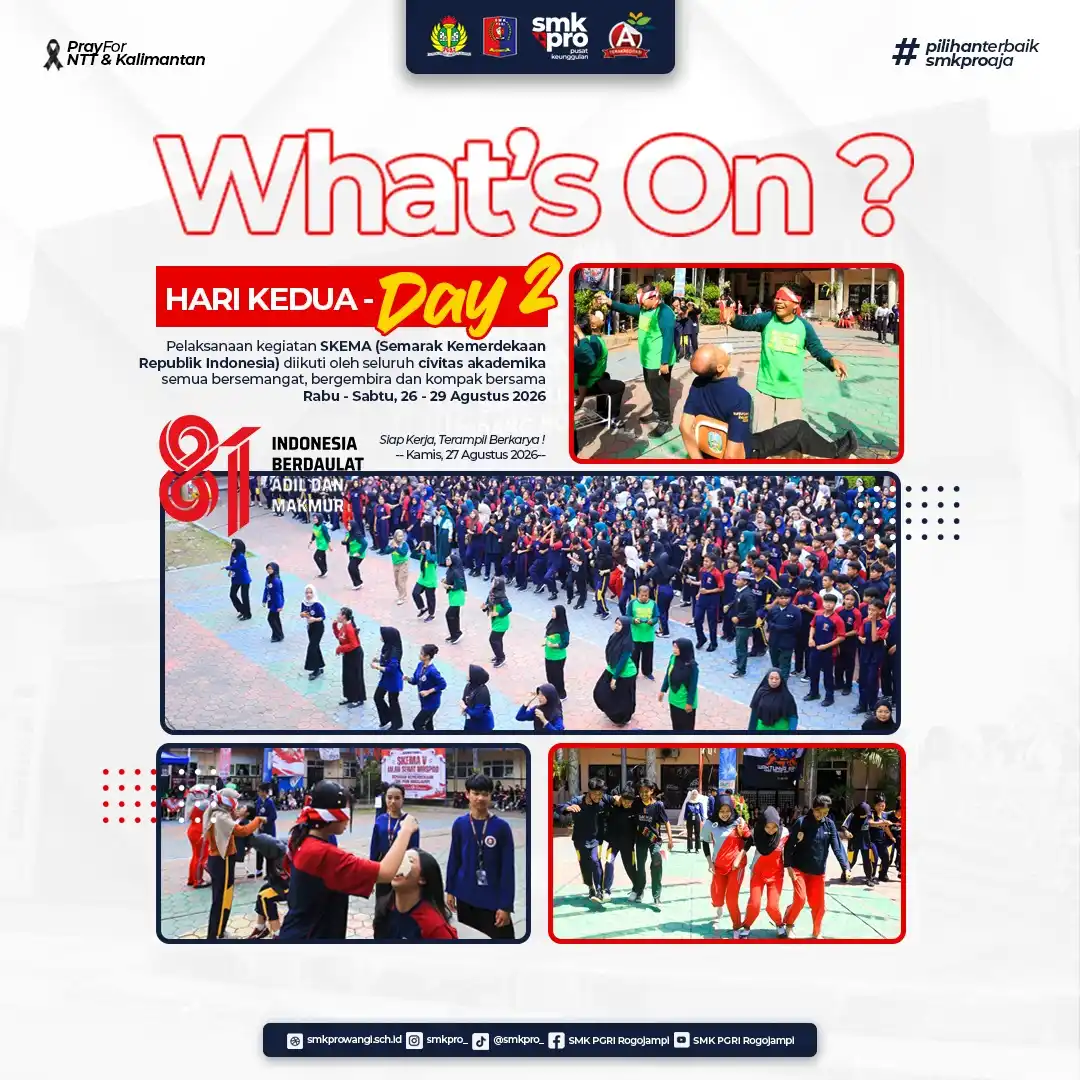 Keseruan Hari Ke-2 SKEMA 2026: Semarak Kemerdekaan dan Kekompakan Civitas SMK PGRI Rogojampi