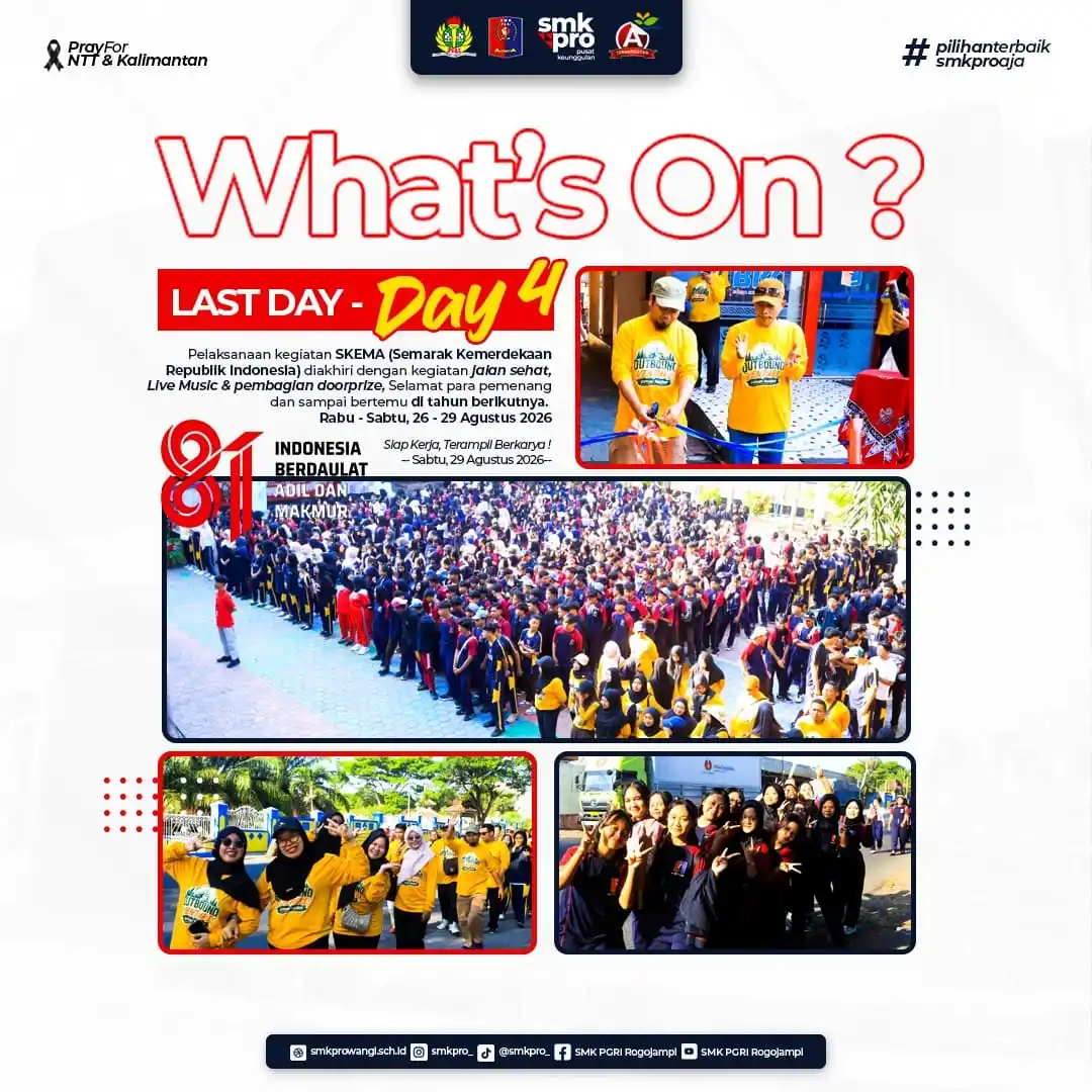 Puncak SKEMA Day-4: Jalan Sehat, Hiburan & Pembagian Doorprize SMK PRO