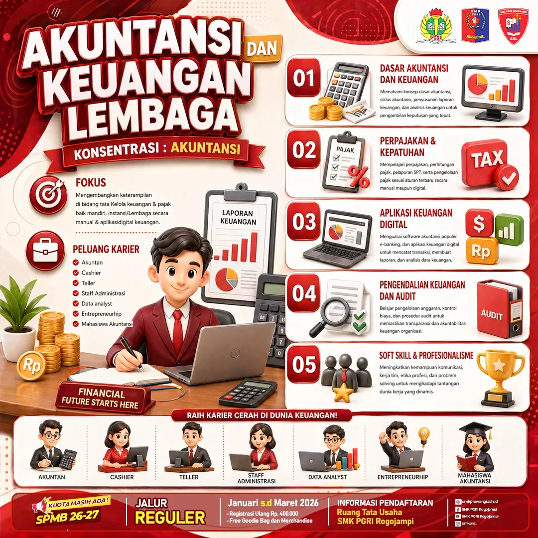 Brosur Jurusan AKL SPMB 2026 Jalur Reguler