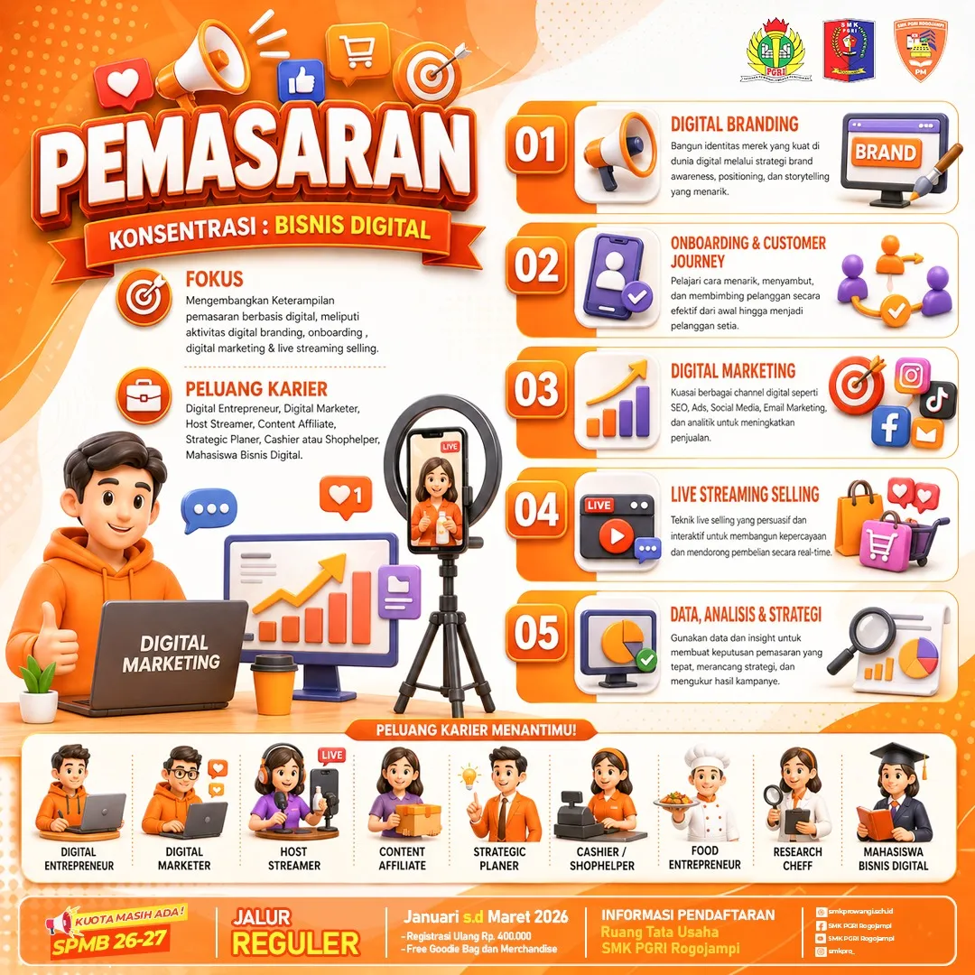 Brosur Jurusan PM SPMB 2026 Jalur Reguler